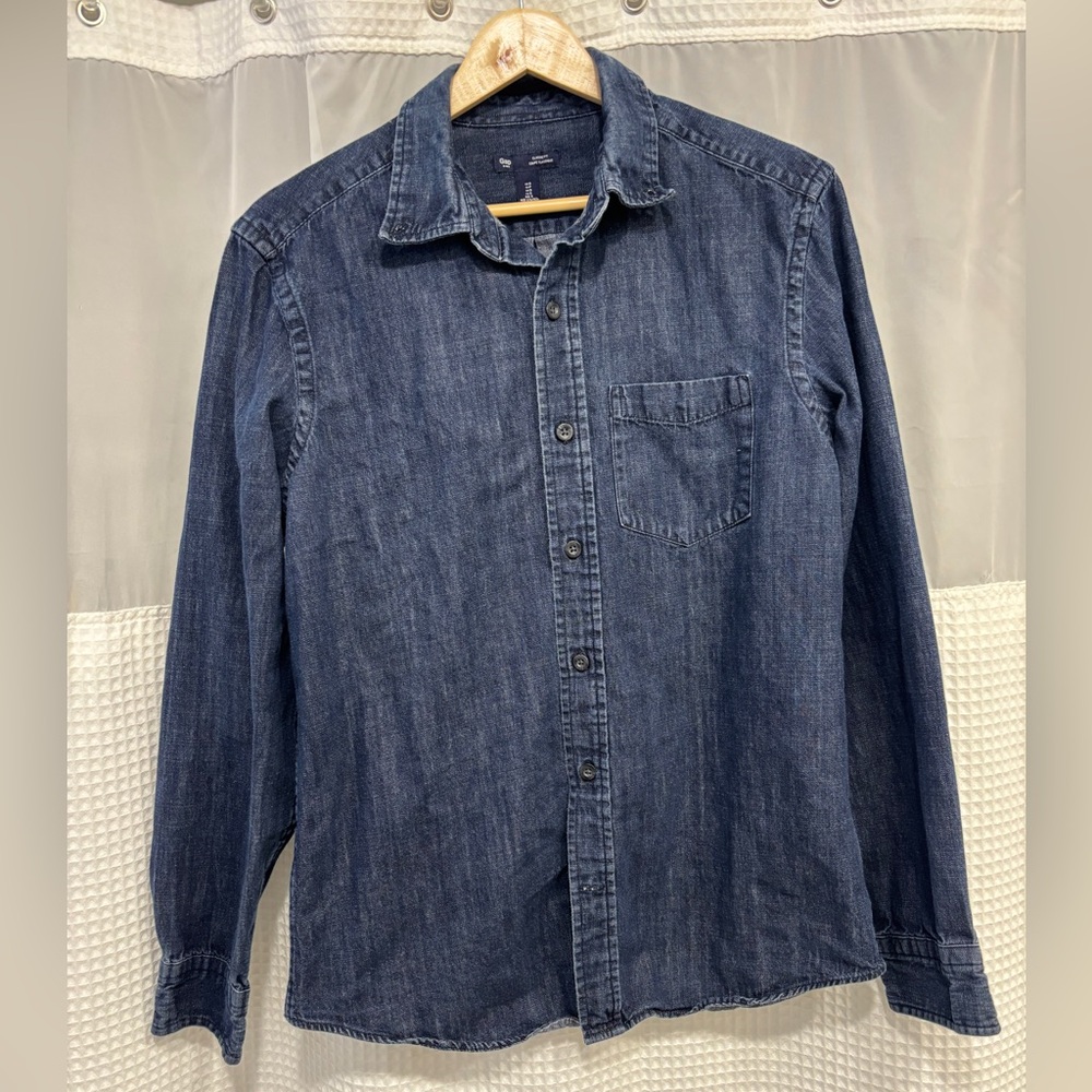 GAP Denim Button Down - image 1
